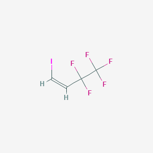 molecular formula C4H2F5I B3041822 3,3,4,4,4-Pentafluoro-1-iodobut-1-ene CAS No. 378-15-4