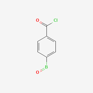 4-(Oxoboranyl)benzoyl chloride