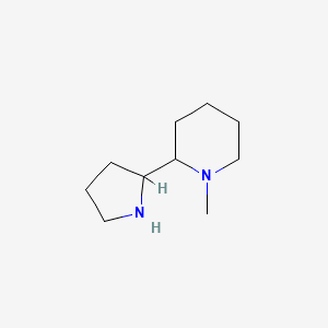 molecular formula C10H20N2 B3041834 1-Methyl-2-(pyrrolidin-2-yl)piperidine CAS No. 383127-17-1