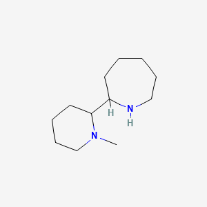 molecular formula C12H24N2 B3041836 2-(1-Methylpiperidin-2-yl)azepane CAS No. 383129-17-7