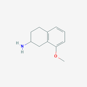 molecular formula C11H15NO B3041847 8-甲氧基-2-氨基四氢萘 CAS No. 3880-77-1