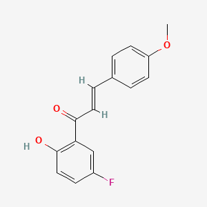 molecular formula C16H13FO3 B3041855 5'-氟-2'-羟基-4-甲氧基查耳酮 CAS No. 391-94-6