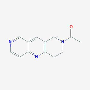 molecular formula C13H13N3O B3041858 2-乙酰基-1,2,3,4-四氢吡啶并[4,3-b][1,6]萘啶 CAS No. 392233-81-7