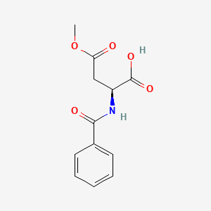 (S)-2-Benzamido-4-methoxy-4-oxobutanoic acid