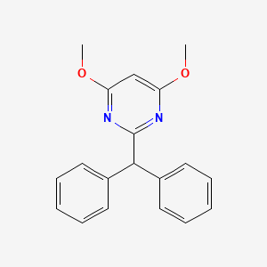 molecular formula C19H18N2O2 B3041889 2-Benzhydryl-4,6-dimethoxypyrimidine CAS No. 402497-52-3