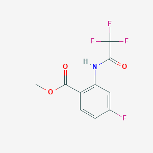 Methyl 4-fluoro-2-(trifluoroacetamido)benzoate