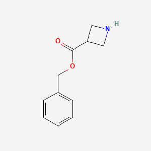 molecular formula C11H13NO2 B3041900 苄基氮杂环丁烷-3-羧酸酯 CAS No. 405513-07-7