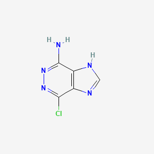 molecular formula C5H4ClN5 B3041908 7-chloro-1H-imidazo[4,5-d]pyridazin-4-amine CAS No. 408517-63-5