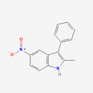 2-methyl-5-nitro-3-phenyl-1H-indole