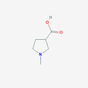 molecular formula C6H11NO2 B3041916 1-甲基吡咯烷-3-羧酸 CAS No. 412281-11-9