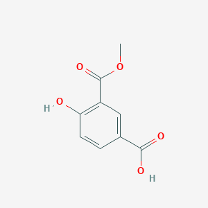 molecular formula C9H8O5 B3041923 4-羟基-3-(甲氧羰基)苯甲酸 CAS No. 41684-11-1