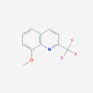molecular formula C11H8F3NO B3041927 8-甲氧基-2-(三氟甲基)喹啉 CAS No. 41958-00-3