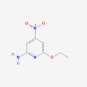 2-Amino-6-ethoxy-4-nitropyridine