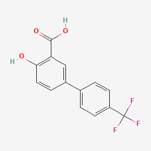 2-hydroxy-5-[4-(trifluoromethyl)phenyl]benzoic Acid