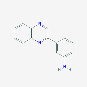 molecular formula C14H13N3 B3041957 3-(4a,8a-Dihydroquinoxalin-2-yl)aniline CAS No. 439095-37-1