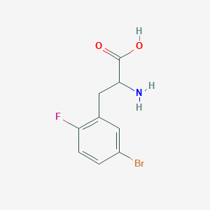 molecular formula C9H9BrFNO2 B3041960 5-Bromo-2-fluoro-DL-phenylalanine CAS No. 439587-18-5