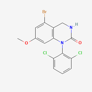 1-(2,6-dichlorophenyl)-5-bromo-7-methoxy-3,4-dihydro-2(1H)-quinazolinone