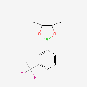 2-[3-(1,1-Difluoroethyl)phenyl]-4,4,5,5-tetramethyl-1,3,2-dioxaborolane