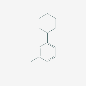 molecular formula C14H20 B3041983 1-Cyclohexyl-3-ethylbenzene CAS No. 4501-38-6
