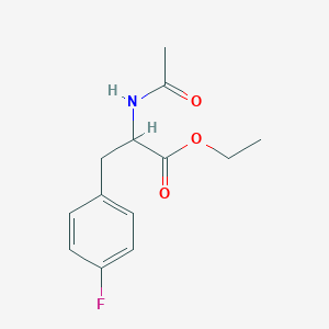 molecular formula C13H16FNO3 B3041999 Ac-dl-phe(4-f)-oet CAS No. 457654-53-4