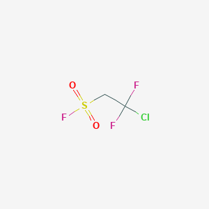 molecular formula C2H2ClF3O2S B3042006 2-Chloro-2,2-difluoroethanesulfonyl fluoride CAS No. 460-94-6