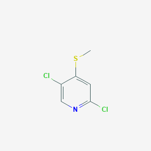 molecular formula C6H5Cl2NS B3042027 2,5-二氯-4-(甲硫基)吡啶 CAS No. 474824-43-6