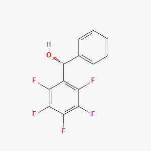 molecular formula C13H7F5O B3042029 (R)-苯基(五氟苯基)甲醇 CAS No. 476426-05-8