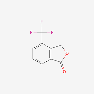 molecular formula C9H5F3O2 B3042053 4-(三氟甲基)异苯并呋喃-1(3H)-酮 CAS No. 481075-43-8