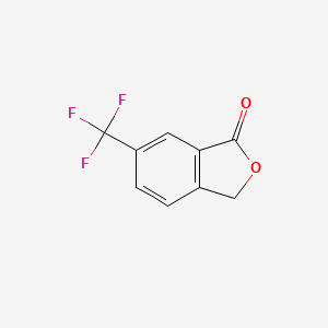 molecular formula C9H5F3O2 B3042054 6-(Trifluoromethyl)isobenzofuran-1(3H)-one CAS No. 481075-47-2