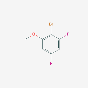 molecular formula C7H5BrF2O B3042062 2-溴-1,5-二氟-3-甲氧基苯 CAS No. 491852-44-9