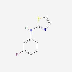 molecular formula C9H7FN2S B3042069 N-(3-fluorophenyl)-1,3-thiazol-2-amine CAS No. 496052-56-3