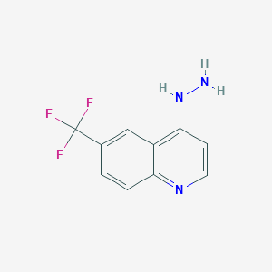 molecular formula C10H8F3N3 B3042070 4-肼基-6-(三氟甲基)喹啉 CAS No. 49612-02-4