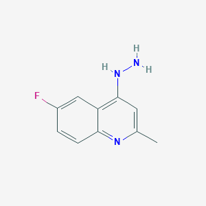 (6-Fluoro-2-methylquinolin-4-yl)hydrazine