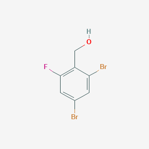 molecular formula C7H5Br2FO B3042076 2,4-二溴-6-氟苄醇 CAS No. 497181-22-3