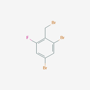 1,5-Dibromo-2-(bromomethyl)-3-fluorobenzene