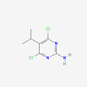 molecular formula C7H9Cl2N3 B3042087 2-Amino-4,6-dichloro-5-isopropylpyrimidine CAS No. 500161-46-6