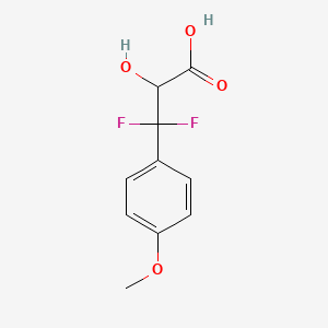3,3-difluoro-2-hydroxy-3-(4-methoxyphenyl)propanoic Acid