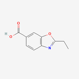 molecular formula C10H9NO3 B3042095 2-乙基苯并恶唑-6-羧酸 CAS No. 501918-66-7