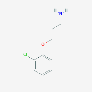 molecular formula C9H12ClNO B3042114 3-(2-Chlorophenoxy)propylamine CAS No. 50911-59-6