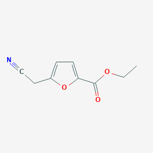 molecular formula C9H9NO3 B3042122 Ethyl 5-(cyanomethyl)furan-2-carboxylate CAS No. 51129-66-9