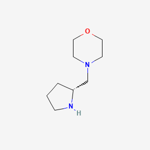 molecular formula C9H18N2O B3042123 (R)-4-(吡咯烷-2-基甲基)吗啉 CAS No. 511295-99-1