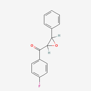 molecular formula C15H11FO2 B3042133 2-(4-Fluorobenzoyl)-3-phenyloxirane CAS No. 51477-11-3