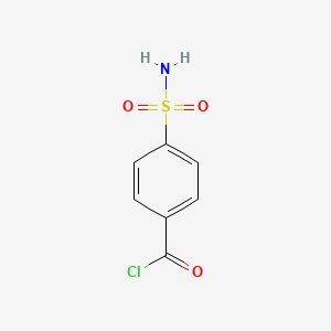 molecular formula C7H6ClNO3S B3042141 4-Sulfamoylbenzoyl chloride CAS No. 51594-97-9