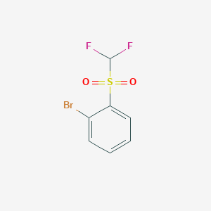 molecular formula C7H5BrF2O2S B3042144 Difluoromethylsulfonylbromobenzene CAS No. 51679-55-1