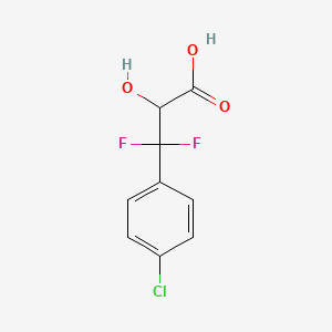 molecular formula C9H7ClF2O3 B3042148 3-(4-Chlorophenyl)-3,3-difluoro-2-hydroxypropanoic acid CAS No. 517920-76-2
