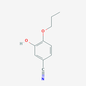 molecular formula C10H11NO2 B3042152 3-Hydroxy-4-propyloxybenzonitrile CAS No. 518058-74-7