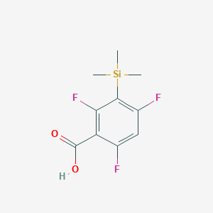 molecular formula C10H11F3O2Si B3042153 2,4,6-三氟-3-(三甲基甲硅烷基)苯甲酸 CAS No. 518070-14-9