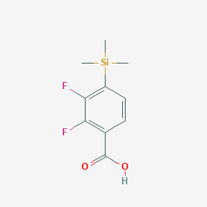 molecular formula C10H12F2O2Si B3042154 2,3-二氟-4-(三甲基甲硅烷基)苯甲酸 CAS No. 518070-16-1