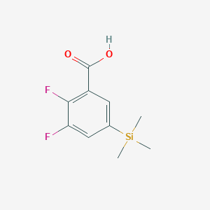 2,3-Difluoro-5-(trimethylsilyl)benzoic acid