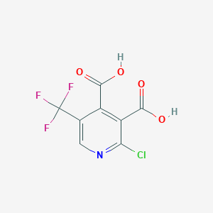 molecular formula C8H3ClF3NO4 B3042157 2-氯-5-(三氟甲基)吡啶-3,4-二甲酸 CAS No. 518989-97-4
